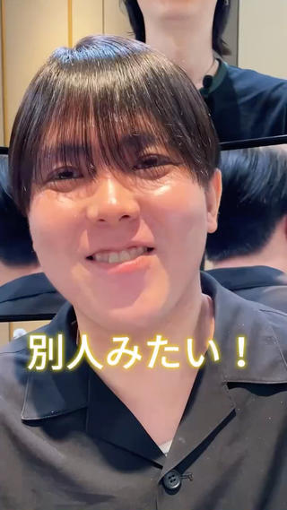 メンズ縮毛矯正とカットでつくるシースルーマッシュ 