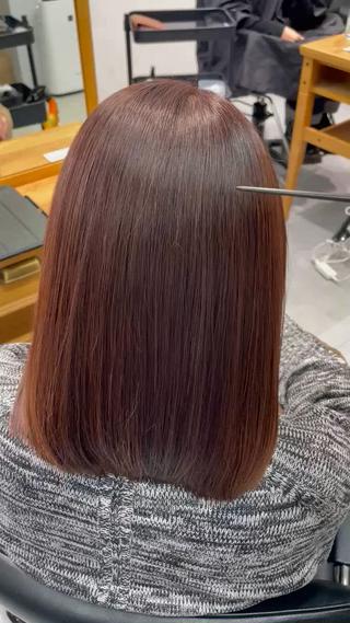 セミロング カラーモデル募集 ✨🤍モモハ🤍✨のヘアスタイル