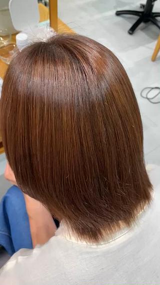 ショート カラーモデル募集 ✨🤍モモハ🤍✨のヘアスタイル