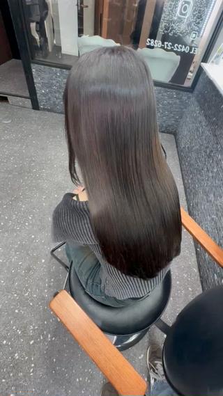 ロング パーマ 髪質改善⭐️縮毛矯正 中野⭐️Rinaのヘアスタイル