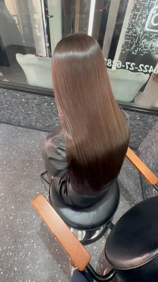 ロング パーマ 髪質改善⭐️縮毛矯正 中野⭐️Rinaのヘアスタイル