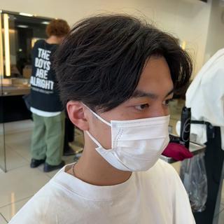 ショート メンズ 茅ヶ崎パーマ特化/ スパイラル/ハルキのヘアスタイル