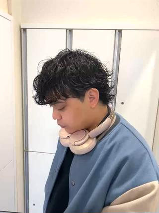 パーマ メンズ 茅ヶ崎パーマ特化/ スパイラル/ハルキのヘアスタイル