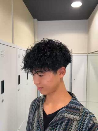 ショート パーマ メンズ 茅ヶ崎パーマ特化/ スパイラル/ハルキのヘアスタイル