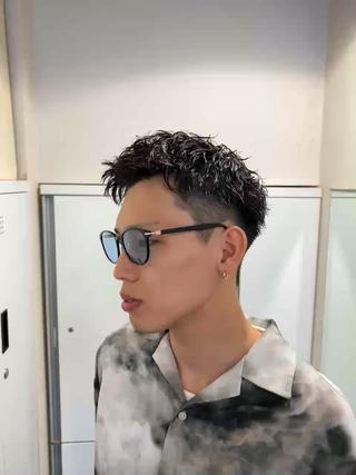 ショート パーマ メンズ 茅ヶ崎パーマ特化/ スパイラル/ハルキのヘアスタイル