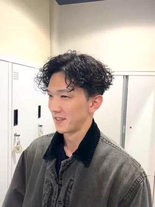 波巻きスパイラルパーマ 