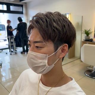 ショート カラー メンズ 茅ヶ崎パーマ特化/ スパイラル/ハルキのヘアスタイル