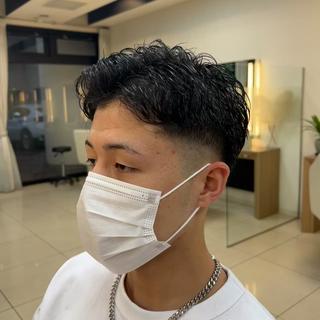 ショート メンズ 茅ヶ崎パーマ特化/ スパイラル/ハルキのヘアスタイル