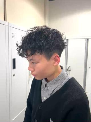 ショート パーマ メンズ 茅ヶ崎パーマ特化/ スパイラル/ハルキのヘアスタイル