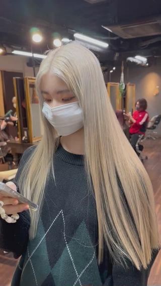 ロング カラー ワンホンヘア ケラチン/Kaitoのヘアスタイル