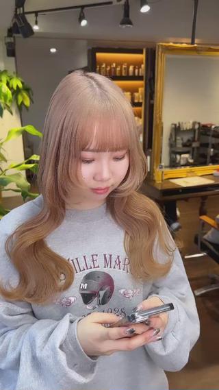 ロング カラー ワンホンヘア ケラチン/Kaitoのヘアスタイル