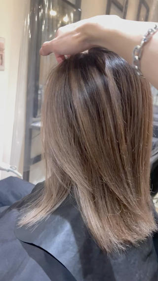 ミディアム ワンホンヘア ケラチン/Kaitoのヘアスタイル