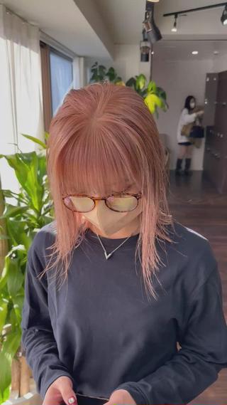 ミディアム カラー ワンホンヘア ケラチン/Kaitoのヘアスタイル