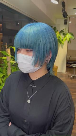 ショート ワンホンヘア ケラチン/Kaitoのヘアスタイル