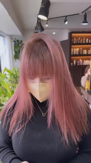 ロング カラー ワンホンヘア ケラチン/Kaitoのヘアスタイル