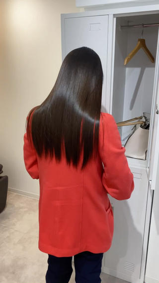 髪質改善矯正でしなやかで艶のある髪質に 