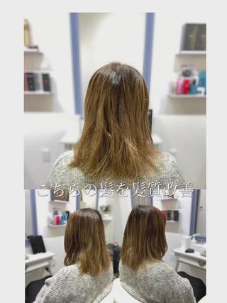 諦めないといけないと言われそうな髪質でも
適切な薬剤で綺麗にする事が可能です。 