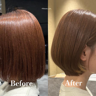 丸みのあるショートボブスタイル
#ショートヘア　#ショートボブ 