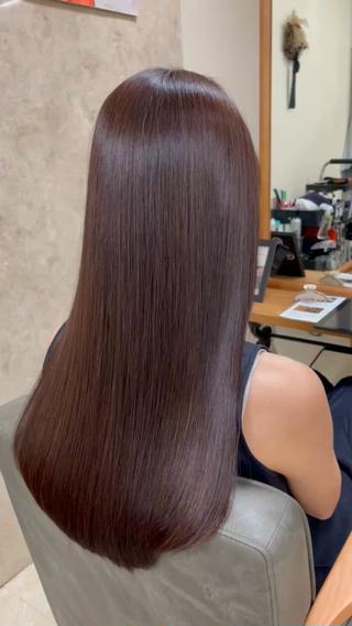 ロング パーマ CARE SHINSAIBASHI所属・縮毛・酸性ストレート 特化のヘアスタイル