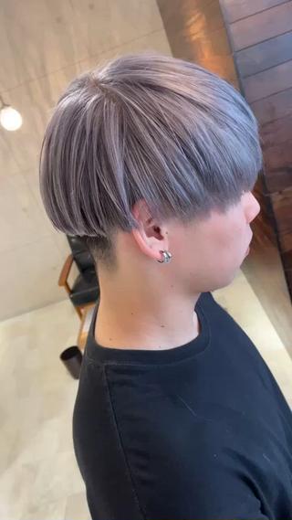 ショート カラー メンズ 金森 斗夢のヘアスタイル