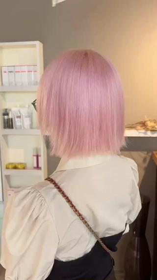 ミディアム カラー daiki 原宿のヘアスタイル