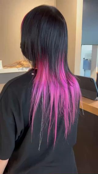 ロング カラー daiki 原宿のヘアスタイル