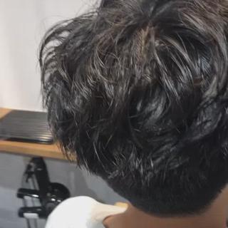 パーマ メンズ フラミューム平塚所属・あお やまのヘアスタイル