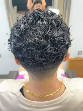 夏なのでサッパリパーマ 