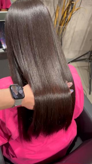 髪質改善酸性ストレート️ 