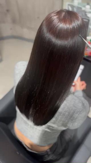 グレージュカラー×高濃度水素髪質改善️ 