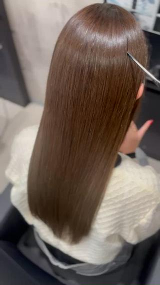 オリーブベージュ×高濃度水素髪質改善️ 