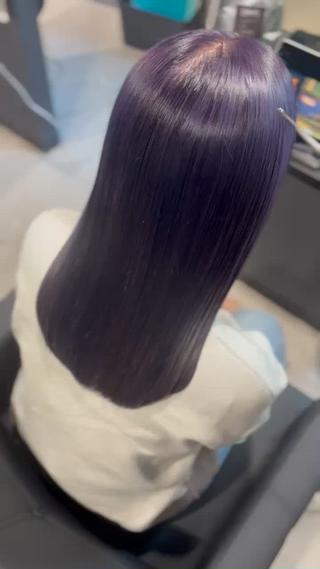 ラベンダーグレージュ×高濃度水素髪質改善️ 