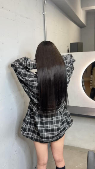 新宿縮毛矯正　新宿髪質改善　縮毛矯正　髪質改善　美髪　絹髪 