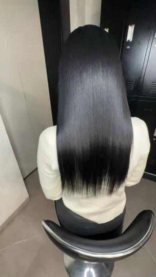 セミロング 新宿/韓国風レイヤー 髪質改善/ジャッキーのヘアスタイル