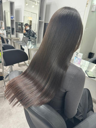 ロング カラー D.I.E.V.A 錦糸町 艶髪/美髪質改善＆トリートメント 【ディーバ】所属・🎀レイヤー×透明感 ×髪質改善🎀米田のヘアスタイル