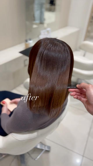 髪質改善ストレートでお手入れが楽に？ 