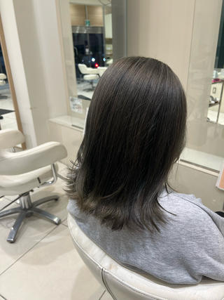 Wカラー
髪質改善カラー&グレーアッシュカラー 