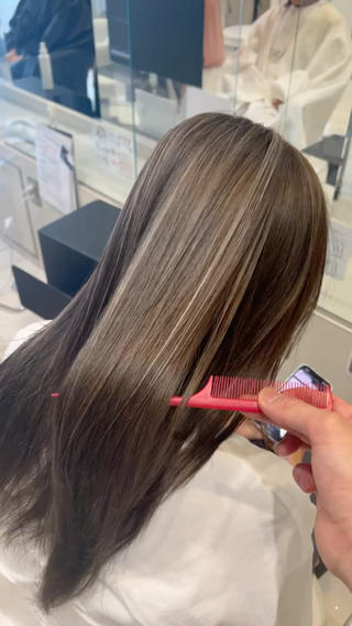 ハイライトカラー&髪質改善カラー 