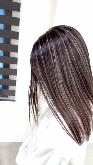 ロング カラー 加藤 佑二のヘアスタイル