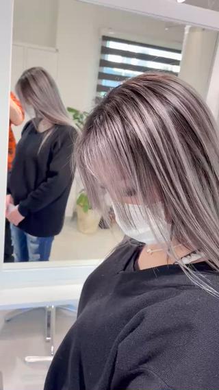 ロング カラー 加藤 佑二のヘアスタイル