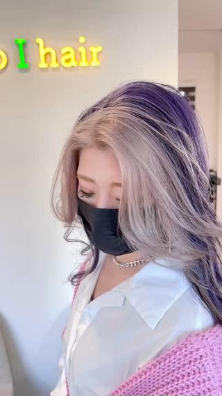 ロング カラー 加藤 佑二のヘアスタイル