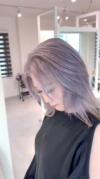 ミディアム カラー 加藤 佑二のヘアスタイル