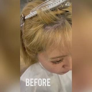 (before & after)
ブリーチ複数回の履歴のお客様動画デス 