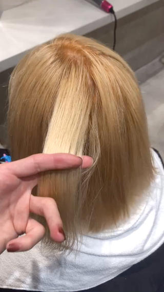 落ちる黒を落とした後の状態です。
施術の順番としては
黒はがし→ウェット→ドライ→リタッチになります！ 