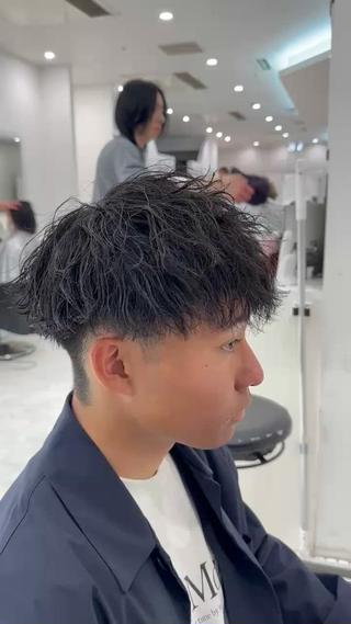 ショート パーマ メンズ 🐺韓国風メンズ特化 あさひ🐺のヘアスタイル