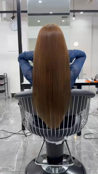 最高峰の艶髪へ 