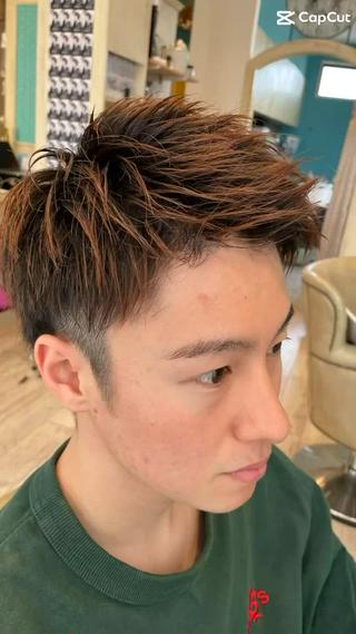 カラー メンズ Suzuki Atsushiのヘアスタイル