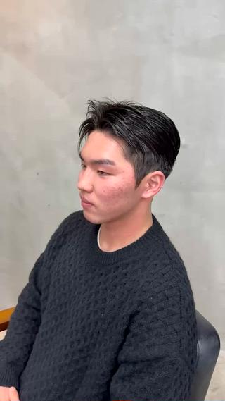 ショート パーマ 松下 寛人のヘアスタイル