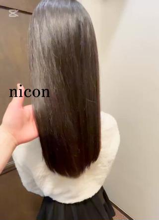 ロング 髪質改善 ヘッドスパのヘアスタイル