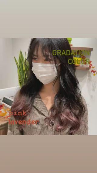 セミロング カラー ヘアアレンジ 🇰🇷韓国ヘア★ 副店長.쿠리타⭐︎のヘアスタイル